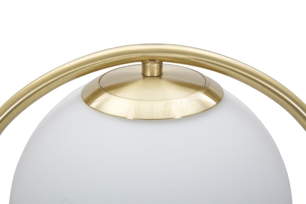 Asztali lámpa 50 cm, arany, fehér - pelote - butopêa